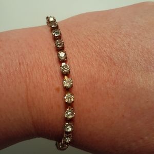 Antique Rhinestone Bracelet